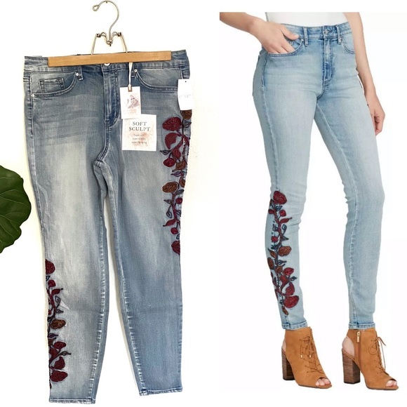 jessica simpson curvy high rise skinny jeans